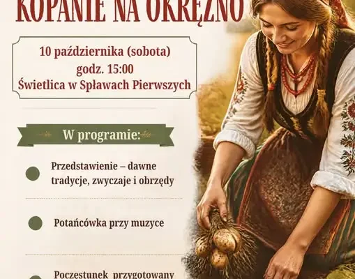 Kopanie na okrężno w Spławach Pierwszych – święto tradycji już 10 października