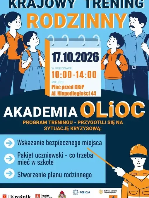 Kraśnik: Krajowy Trening Rodzinny już dziś na placu przed Centrum Kultury