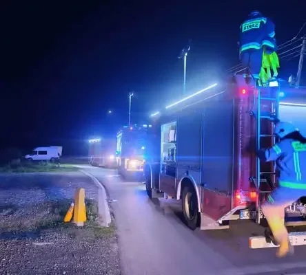 Pożar kotłowni w Dzierzkowicach-Zastawiu – interweniowali strażacy