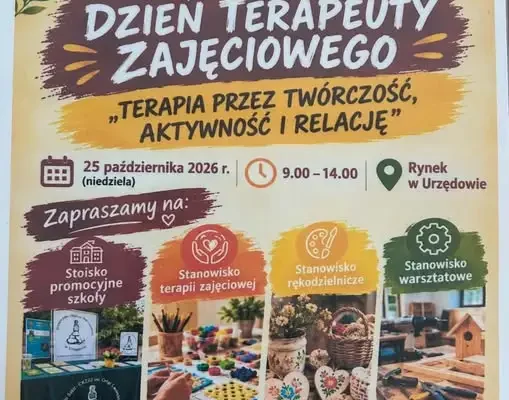 Zaproszenie na Dzień Terapeuty w Urzędowie – 25 października 2026