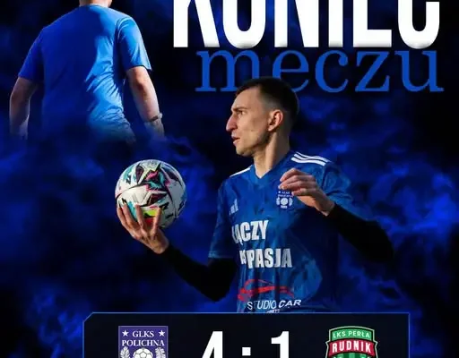 GLKS Polichna pewnie ogrywa Perłę Rudnik 4:1