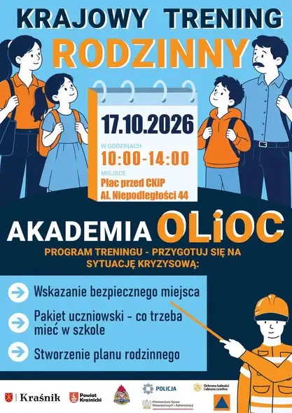 Kraśnik: policja uczy zasady 4U w Krajowym Treningu Rodzinnym