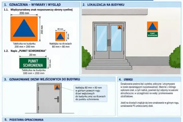 Nowe przepisy: punkty schronienia muszą być oznakowane do końca 2026 roku