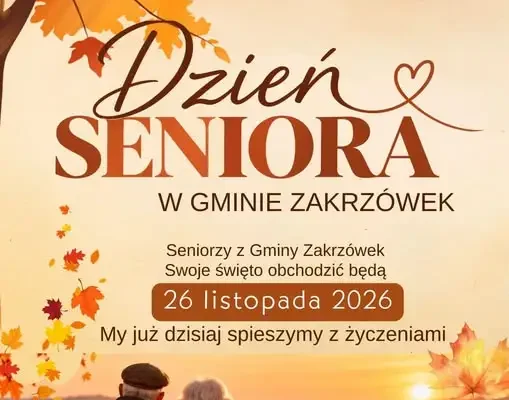 Dzień Seniora w Gminie Zakrzówek – życzenia i zaproszenie na listopadowe obchody