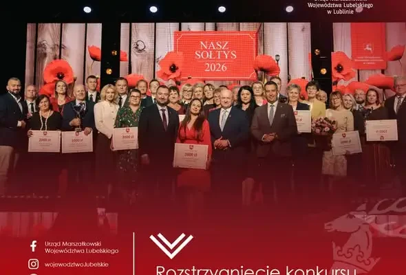 Rozstrzygnięto konkurs „Nasz Sołtys 2026” – znamy laureatów z województwa lubelskiego