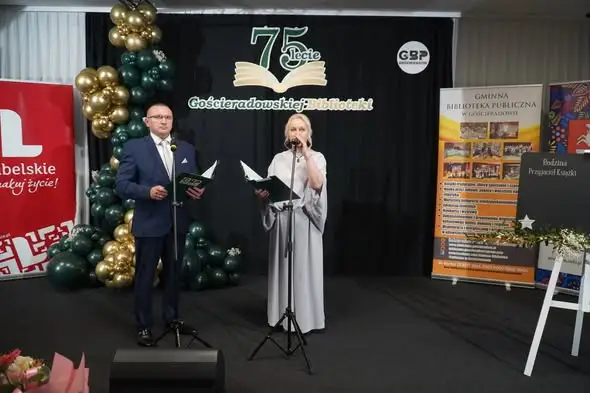 Gościeradów: 75-lecie biblioteki pełne wzruszeń i rodzinnych wyróżnień