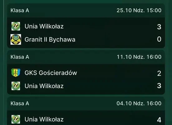 Unia Wilkołaz wraca do gry – najbliższy mecz w Urzędowie już w sobotę