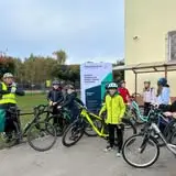 Kraśnik: uczniowie ćwiczyli bezpieczną jazdę na rowerze w realnym ruchu drogowym