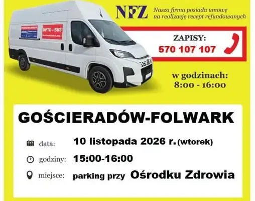 Bezpłatne badanie wzroku w Gościeradowie-Folwarku – 10 listopada 2026
